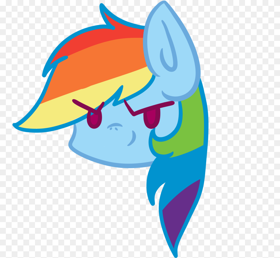 Cute Rainbow Fictional Character, Art, Animal, Fish, Sea Life Free Png