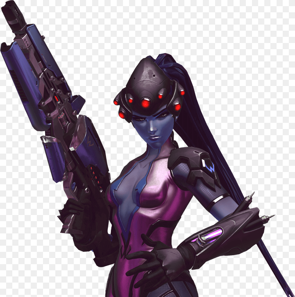 Cute Reaper And Widowmaker Drawings Widowmaker Render, Adult, Female, Person, Woman Png