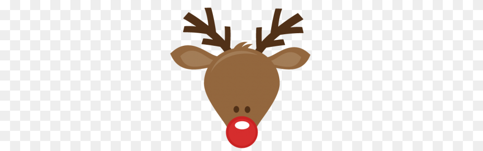 Cute Reindeer Head Cutting For Scrapbooking Cute Cut, Baby, Person, Animal, Deer Free Transparent Png