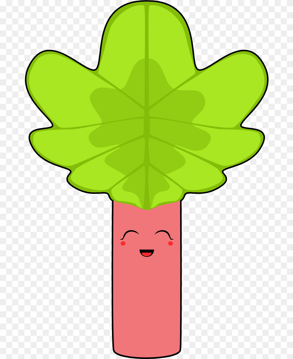 Cute Rhubarb, Leaf, Plant, Food, Produce Free Transparent Png