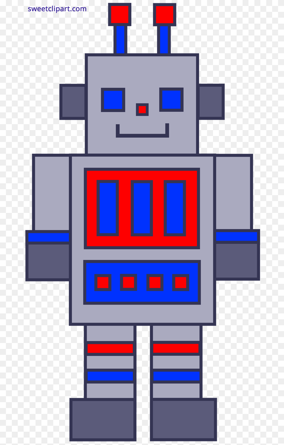 Cute Robot Clipart Free Png