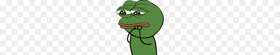 Cute Sad Pepe, Green, Adult, Female, Person Free Transparent Png