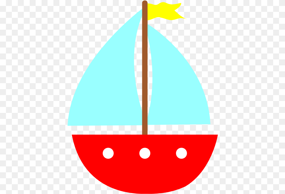 Cute Sailboat Clipart, Boat, Transportation, Vehicle, Dinghy Png Image