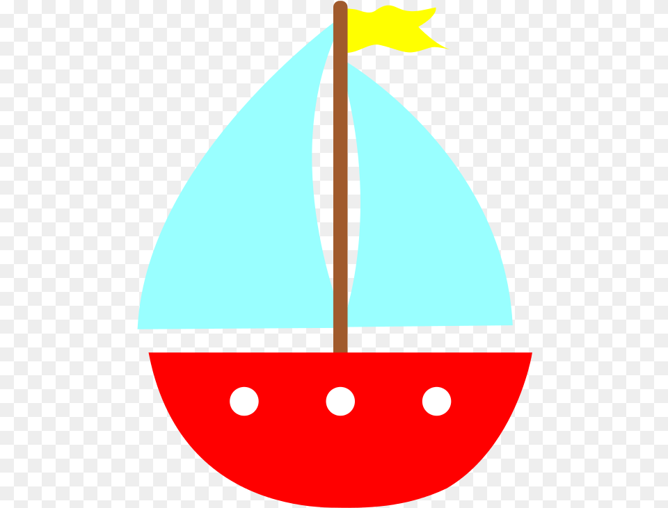 Cute Sailboat Clipart, Boat, Vehicle, Transportation, Watercraft Free Transparent Png
