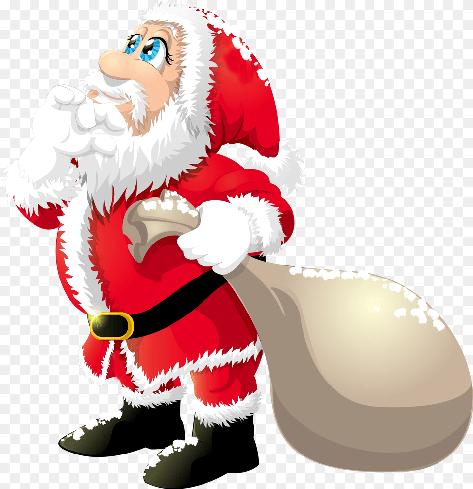 Cute Santa Claus Clipart Santa Claus Background, Baby, Person Free Transparent Png