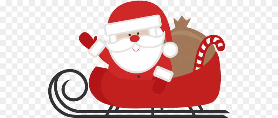 Cute Santa Clipart 9 432 X 432 Webcomicmsnet Santa In The Sleigh Clipart Free Png Download