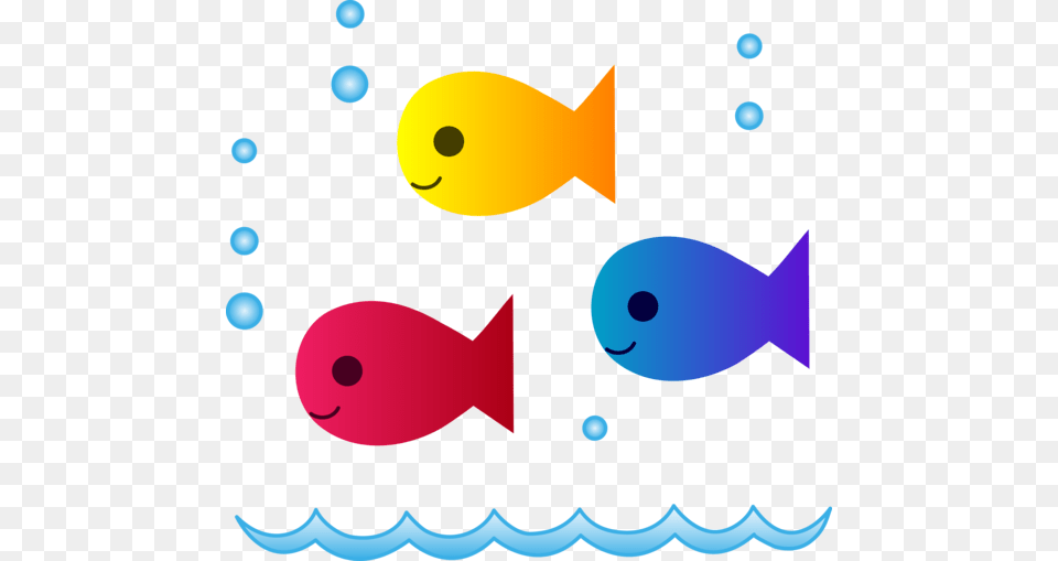 Cute School Of Fish Swimming, Animal, Sea Life, Bear, Mammal Free Transparent Png