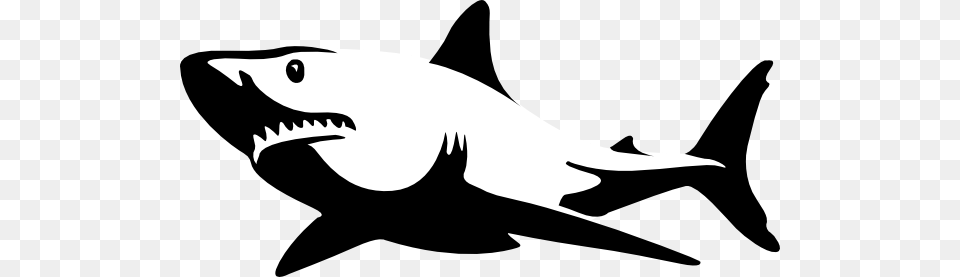 Cute Shark Cliparts, Stencil, Animal, Fish, Sea Life Free Png Download