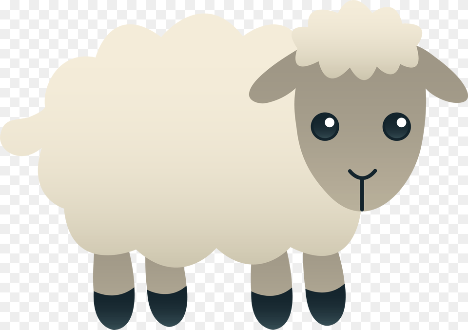 Cute Sheep Clipart Background Lamb Clipart, Livestock, Animal, Mammal, Baby Png Image