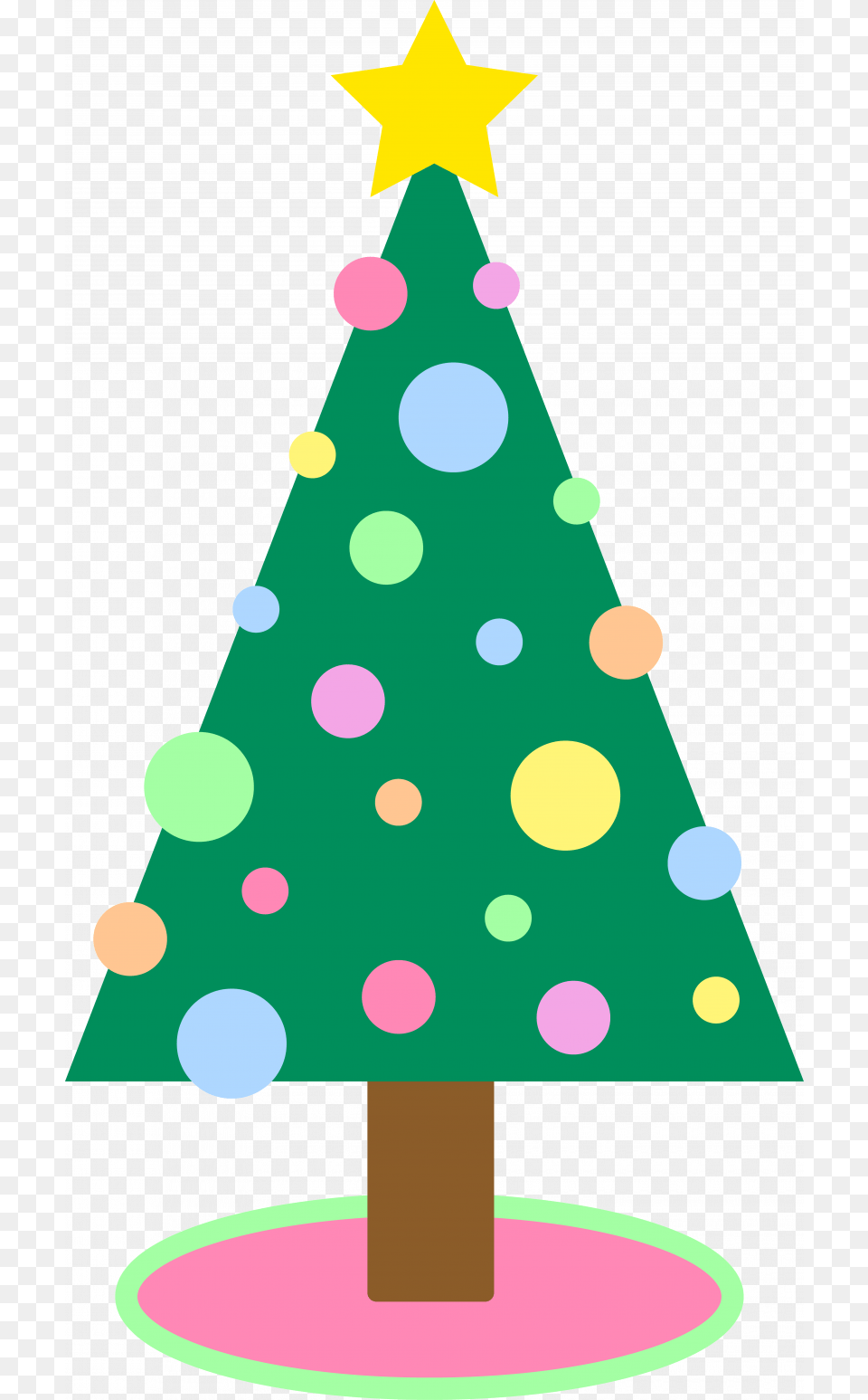 Cute Simple Christmas Tree Clipart, Lighting, Dynamite, Weapon Free Transparent Png