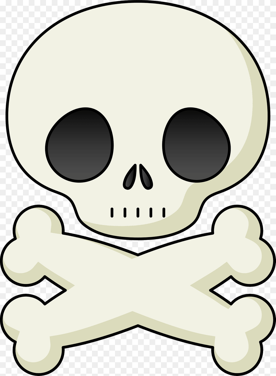 Cute Skull And Crossbones Clipart, Smoke Pipe Png Image