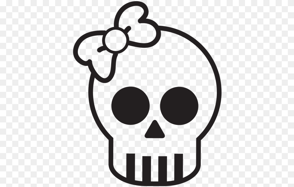 Cute Skull Pics Siewalls Cute Skeleton Head Clipart, Stencil, Sticker, Ammunition, Grenade Free Png Download