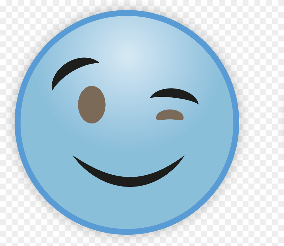 Cute Sky Blue Emoji Transparent Background Mart Cute Emoji Blue Background, Photography, Sphere, Disk Png