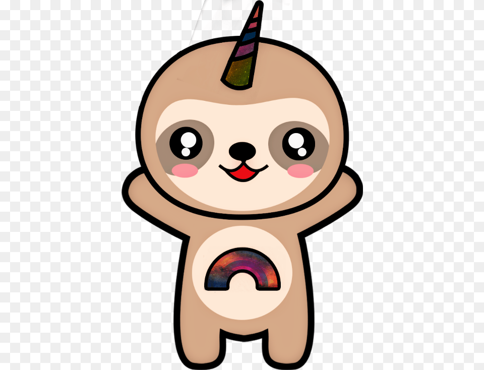 Cute Sloth Face Drawings Cute Easy Sloth Drawings, Baby, Person, Toy Free Transparent Png