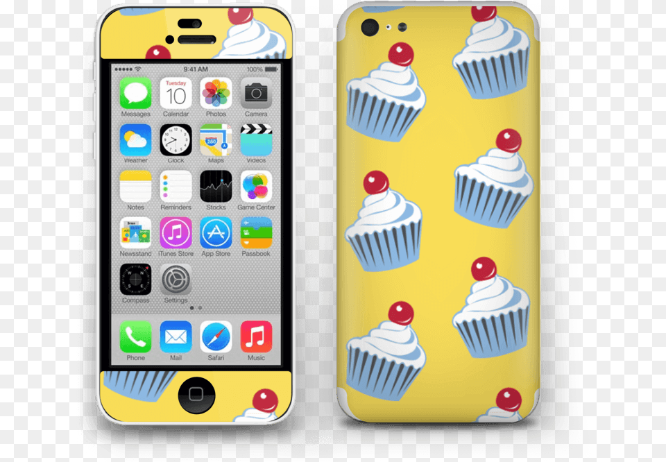 Cute Small Cupcakes Skin Iphone 5c, Electronics, Mobile Phone, Phone Png