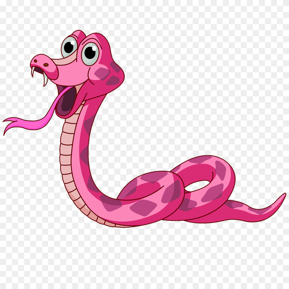Cute Snake Transparent Vector Clipart, Animal, Reptile Png