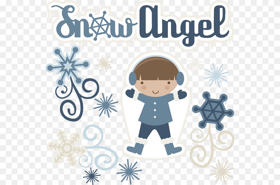 Cute Snow Angel, Nature, Outdoors, Baby, Person Free Png