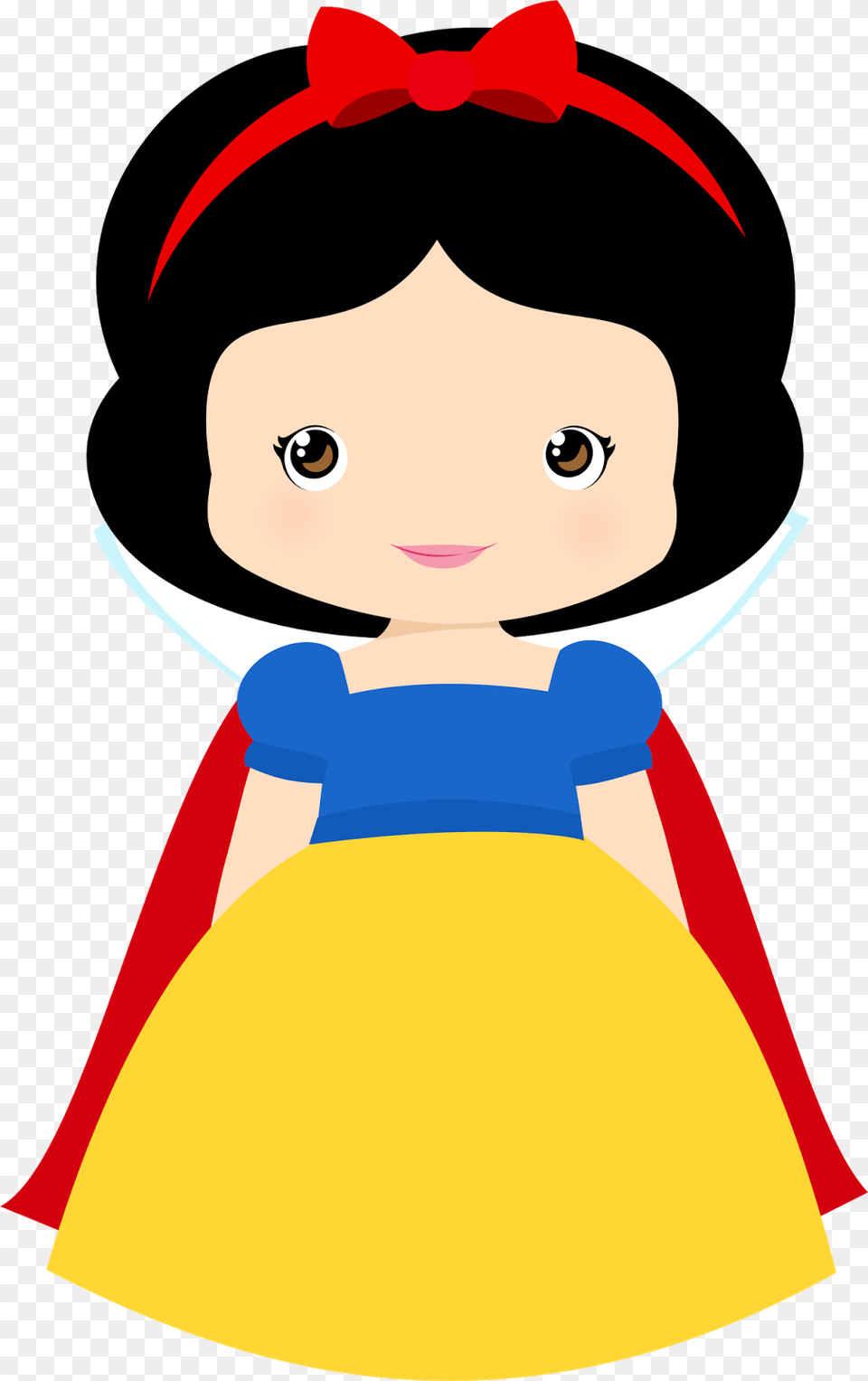 Cute Snow White Clipart, Formal Wear, Face, Head, Person Free Transparent Png