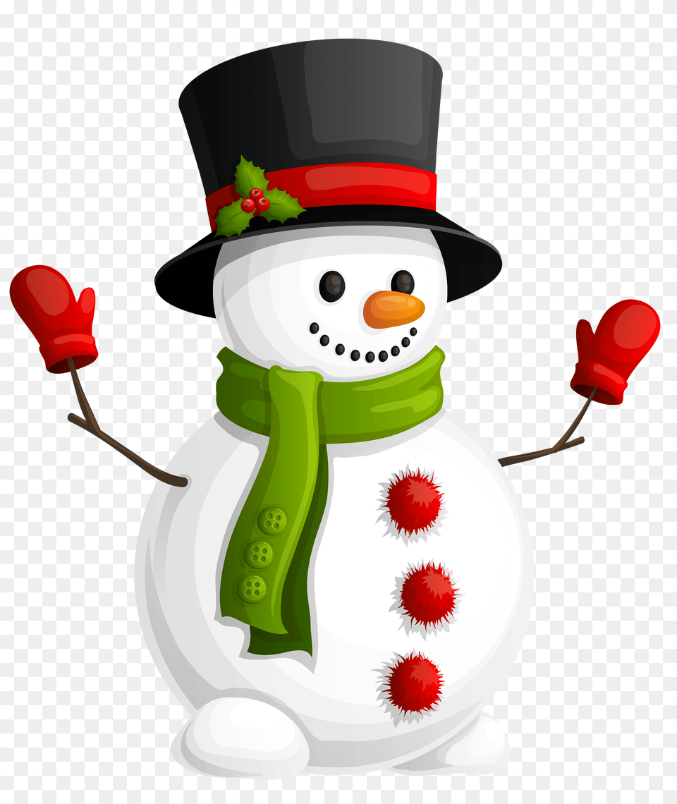 Cute Snowman Clipart, Nature, Outdoors, Winter, Snow Free Png Download