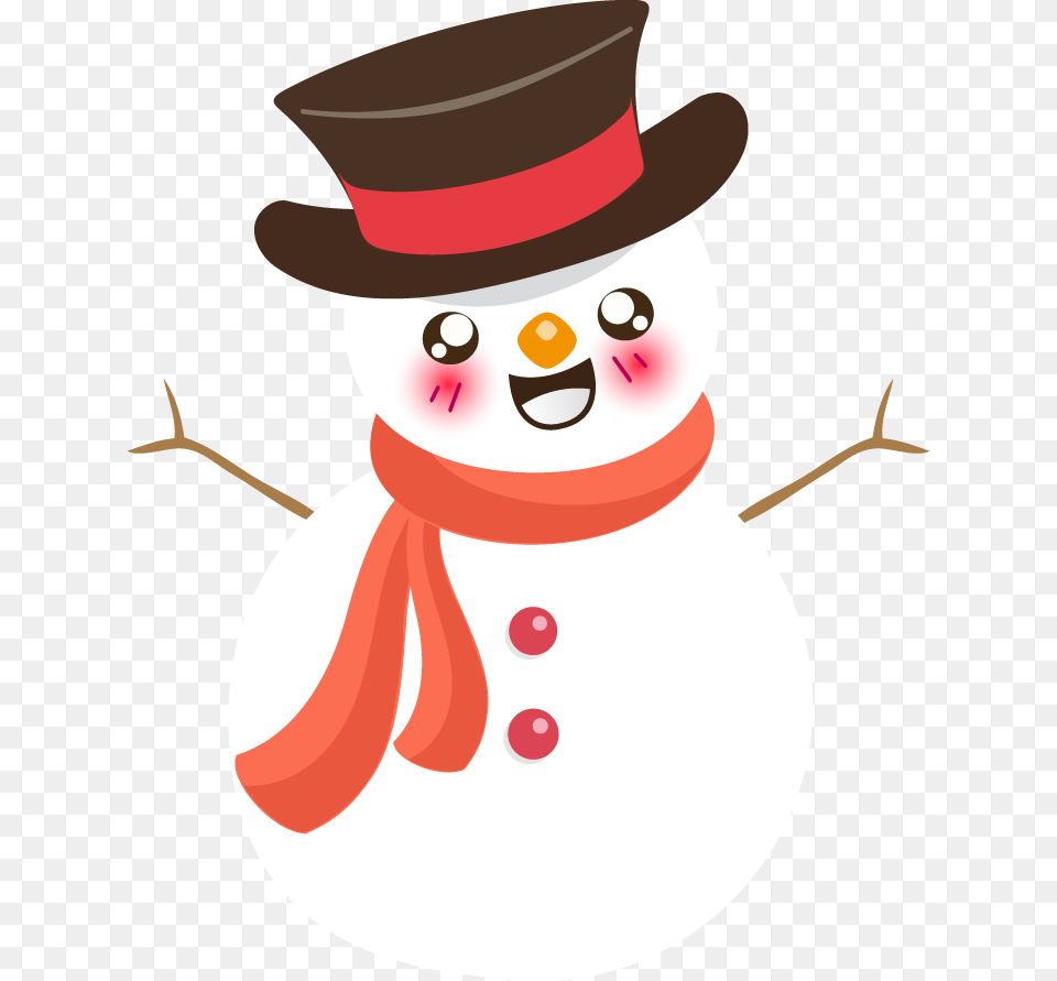 Cute Snowman Snowman Clipart Cute, Nature, Outdoors, Winter, Snow Free Png