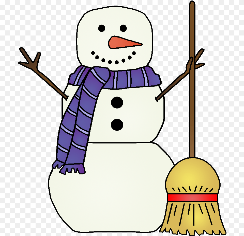 Cute Snowman With Hat Clipart Snowman Clipart, Nature, Outdoors, Winter, Snow Png Image
