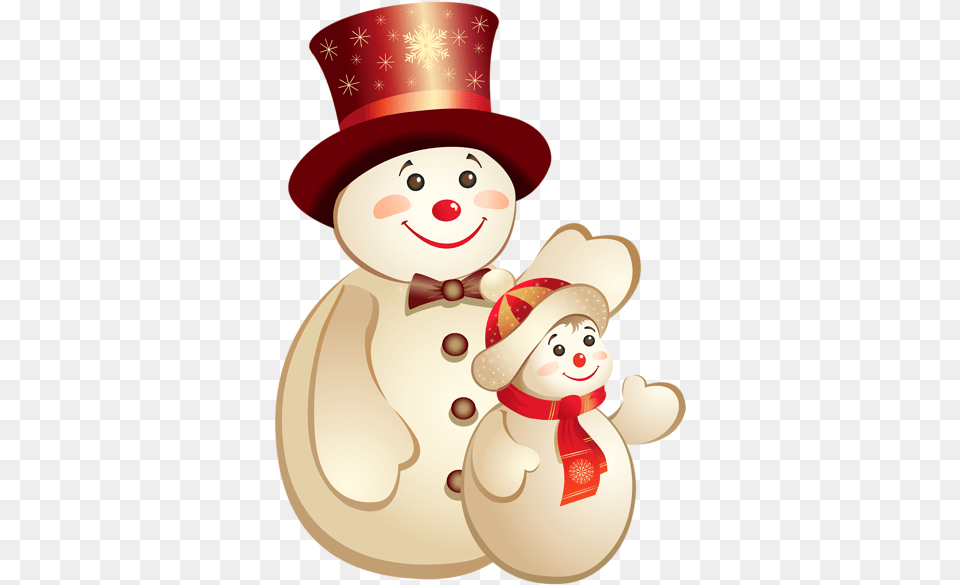 Cute Snowmns Clipart Image Christmas Wishessnowman And Candle Banner, Nature, Outdoors, Winter, Snow Free Png Download