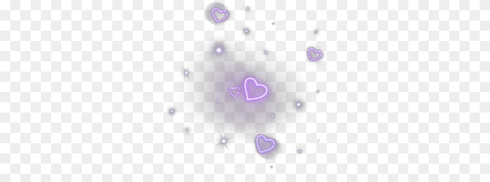 Cute Soft Heart Edit Purple Lilac Pastel Kawaii Circle, Light, Astronomy, Outer Space, Nebula Free Png Download