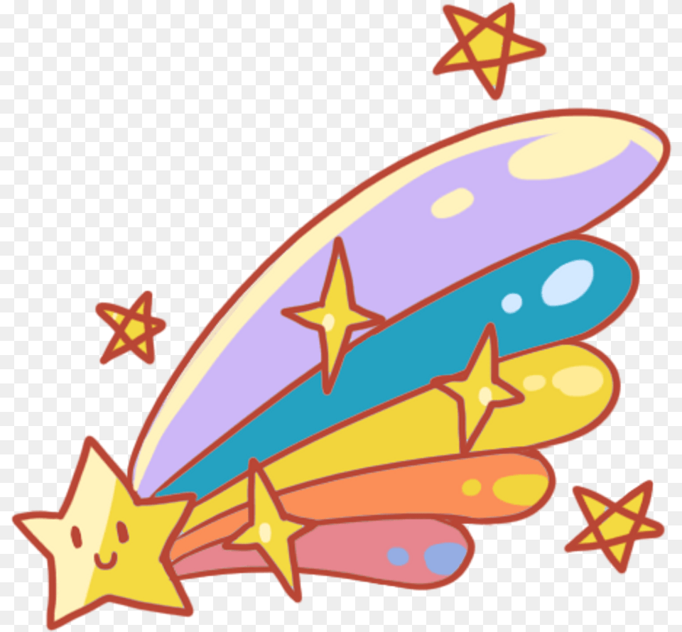 Cute Star Colorful Meteor Planet, Star Symbol, Symbol Png