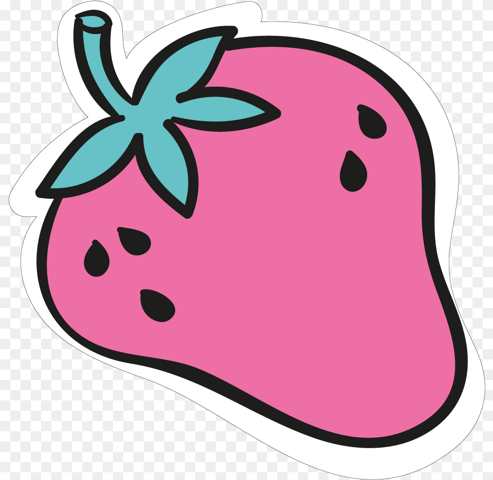 Cute Sticker Cute Stickers Pink, Berry, Food, Fruit, Plant Free Png