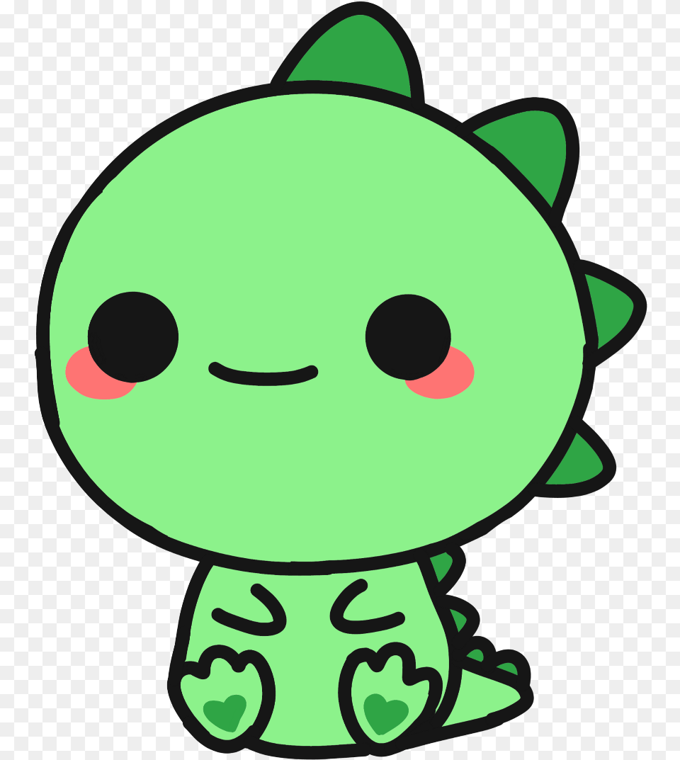 Cute Sticker Easy Cute Dinosaur Drawing, Plush, Toy, Baby, Person Free Transparent Png