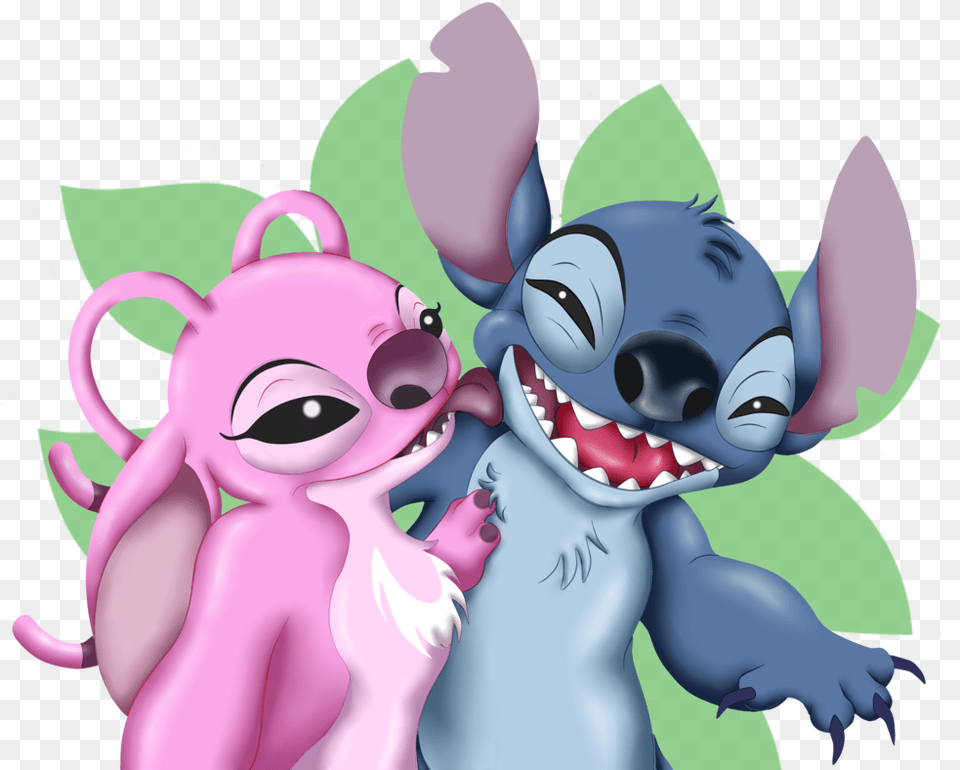 Cute Stitch And Angel, Baby, Person, Animal, Mammal Png