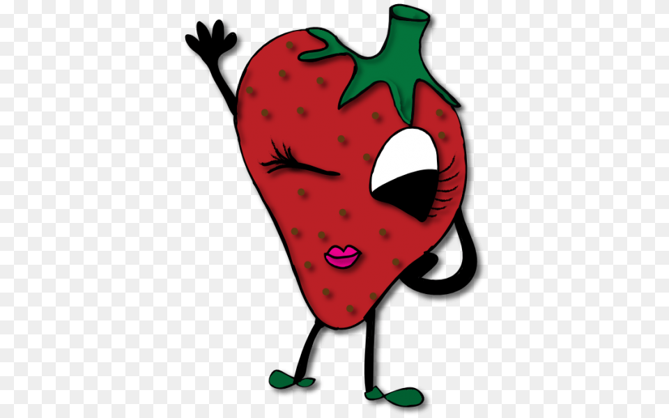 Cute Strawberry Clipart Nice Clip Art, Berry, Food, Fruit, Plant Png