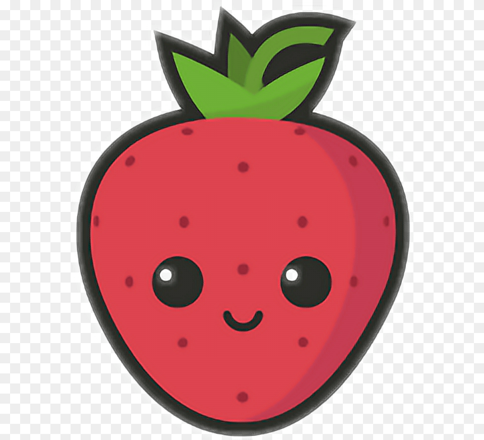 Cute Strawberry Download Cute Strawberry, Berry, Food, Fruit, Plant Png