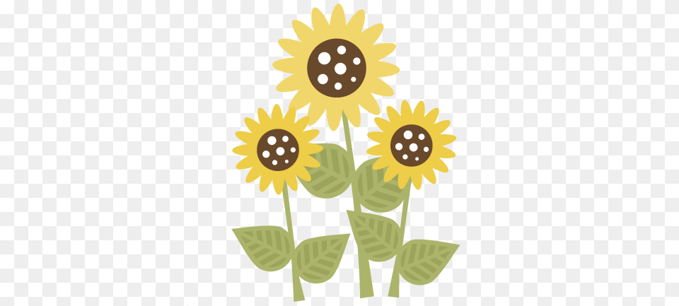 Cute Sunflower Clipart Cute Sunflower Clipart, Flower, Plant, Daisy Png Image