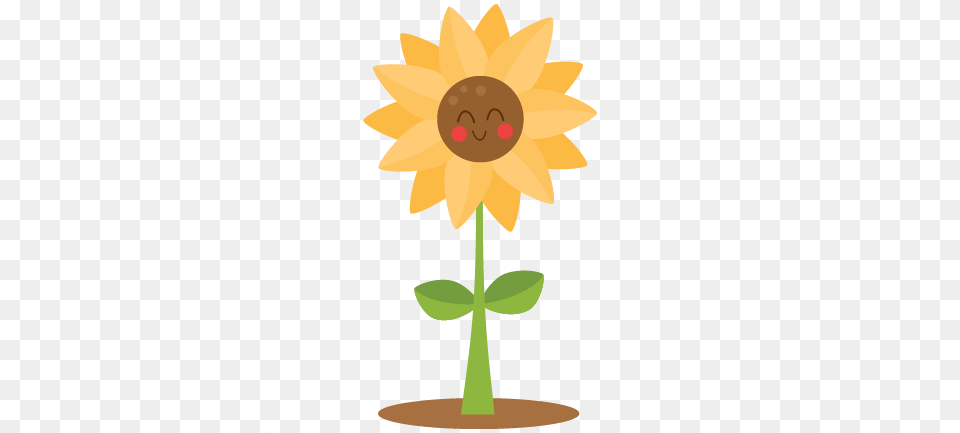 Cute Sunflower Svg Scrapbook Cut File Clipart Files For West Nile Delta Bp, Flower, Plant, Daisy Free Png Download