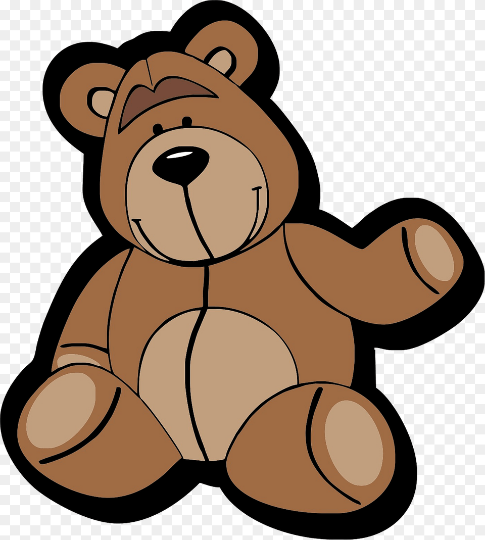 Cute Teddy Bear Clipart, Teddy Bear, Toy, Animal, Mammal Free Png Download