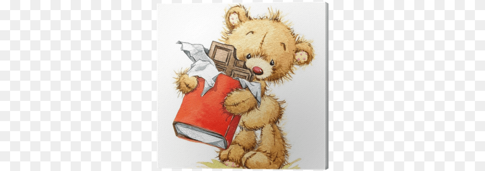 Cute Teddy Bear For Kid Birthday Background Teddy Bear, Toy Free Png Download