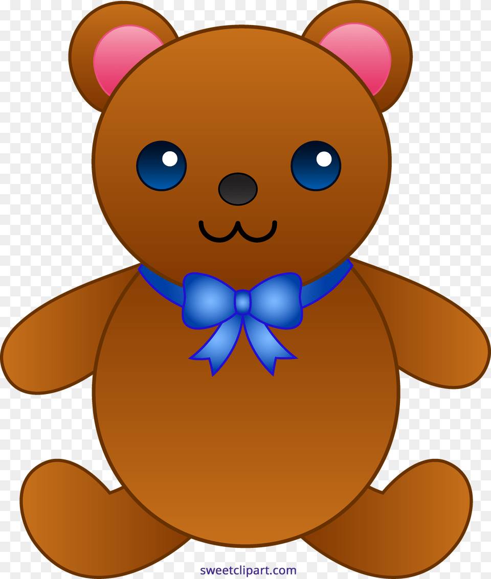 Cute Teddy Bear With Bowtie Clipart, Plush, Toy, Nature, Outdoors Png