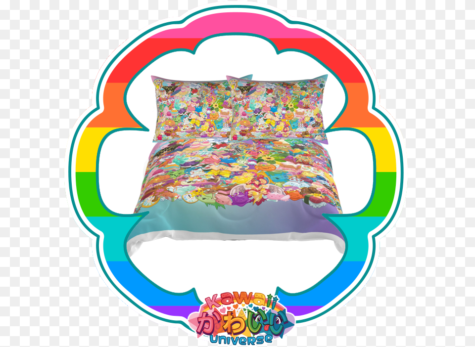 Cute Themed Comforter Blanket Neoverse Kawaii Universe Throw Pillow, Cushion, Home Decor, Furniture, Crib Free Transparent Png