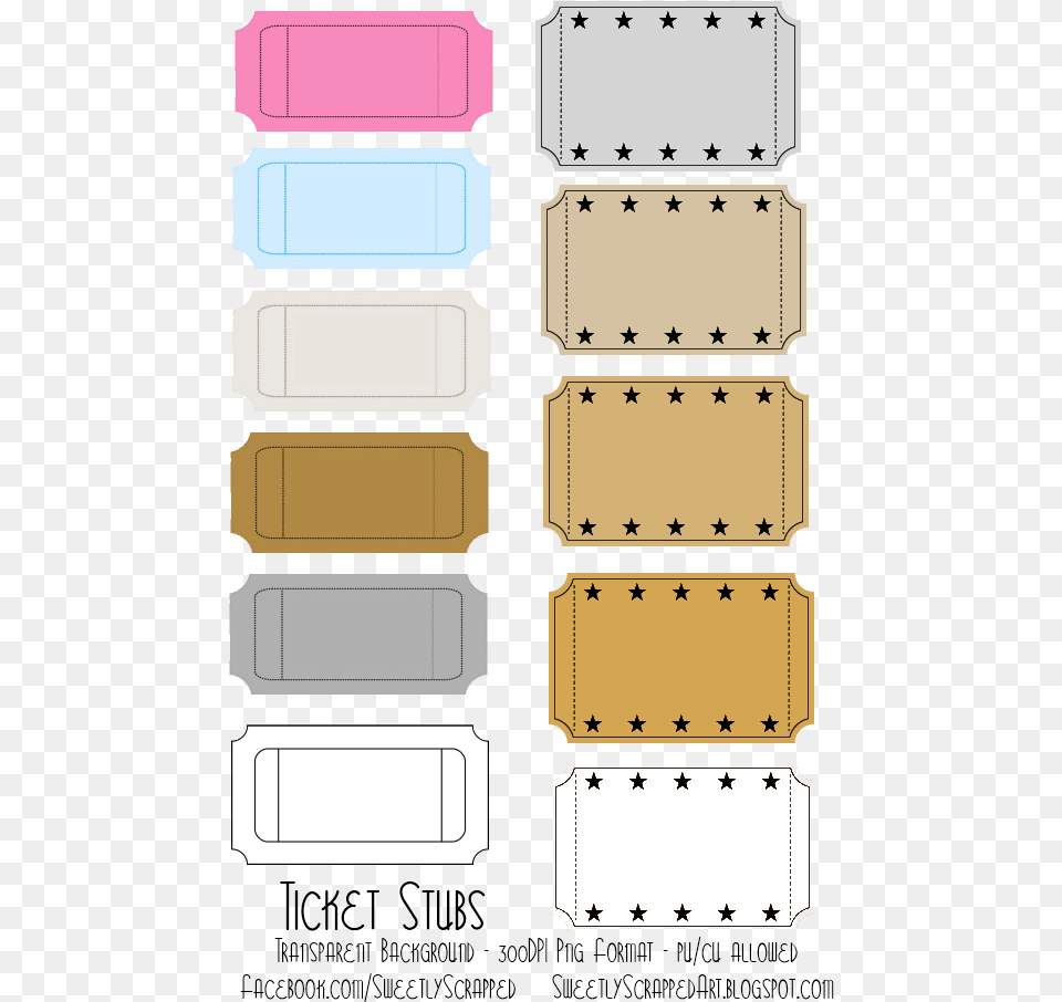 Cute Ticket Template, Cross, Symbol, Drawer, Closet Free Transparent Png