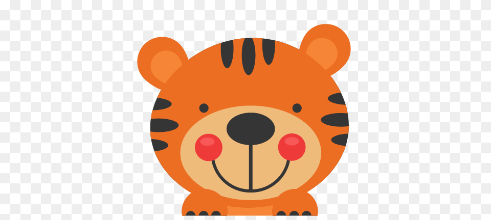 Cute Tiger Face Clip Art, Plush, Toy, Animal, Bear Free Png
