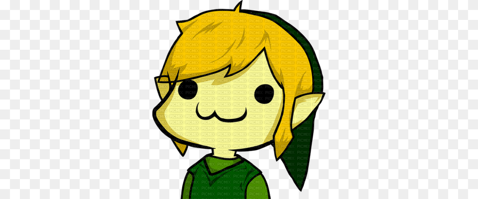 Cute Toon Link Cute Link Legend Of Zelda, Book, Comics, Publication Free Png Download