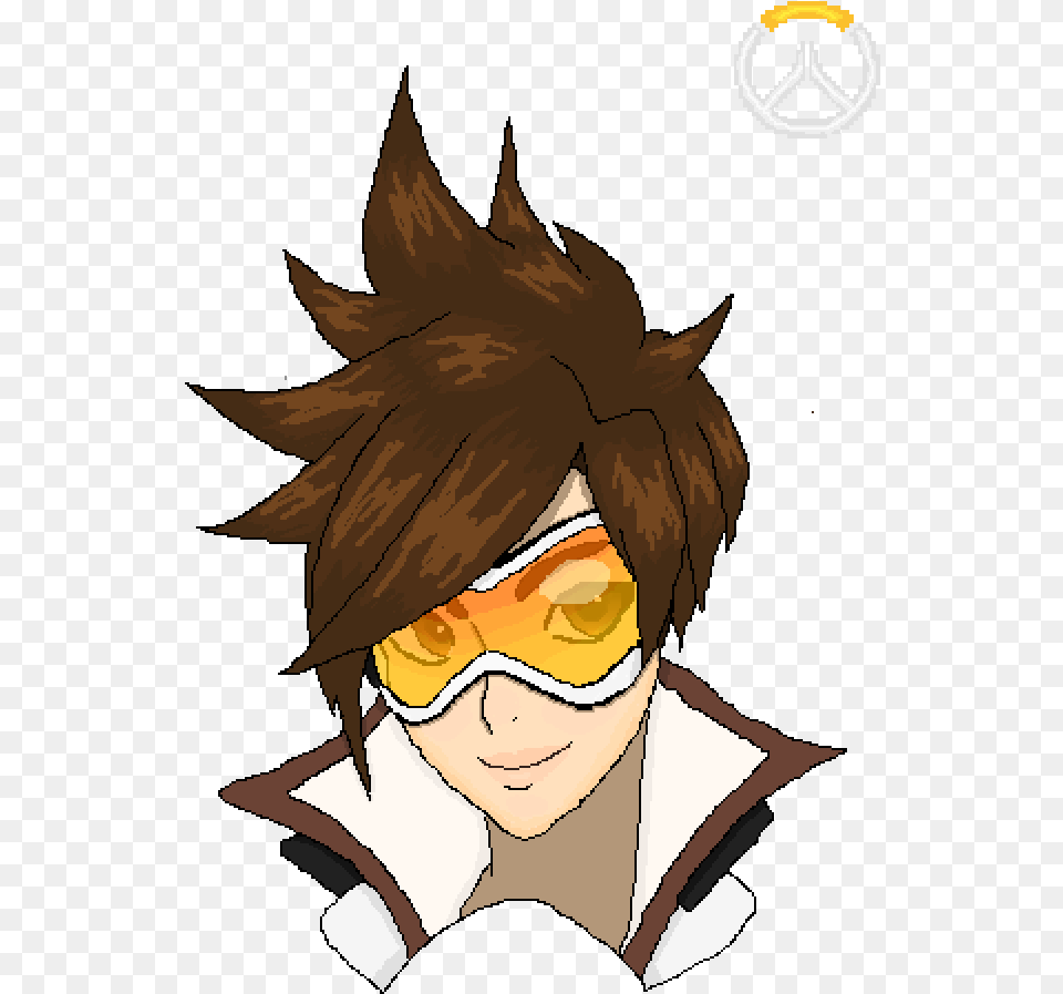 Cute Tracer Overwatch Download Tracer Easy Anime, Book, Comics, Publication, Person Png