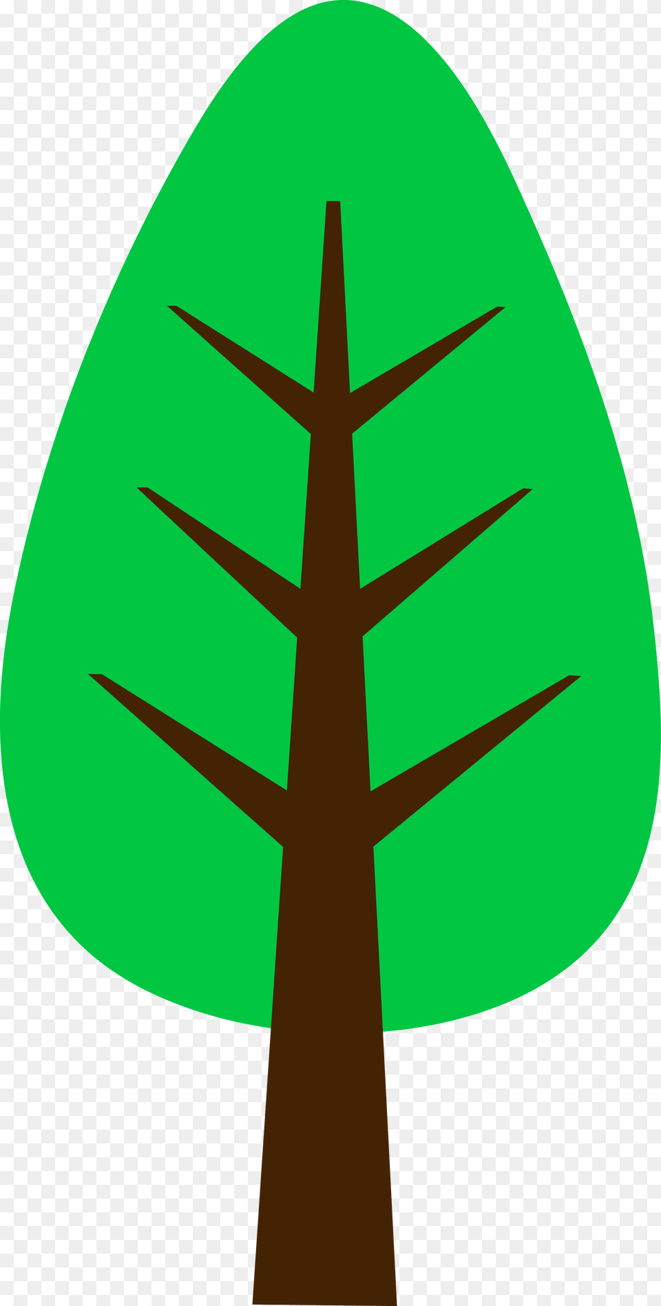 Cute Tree Clipart, Cross, Symbol, Leaf, Plant Free Png