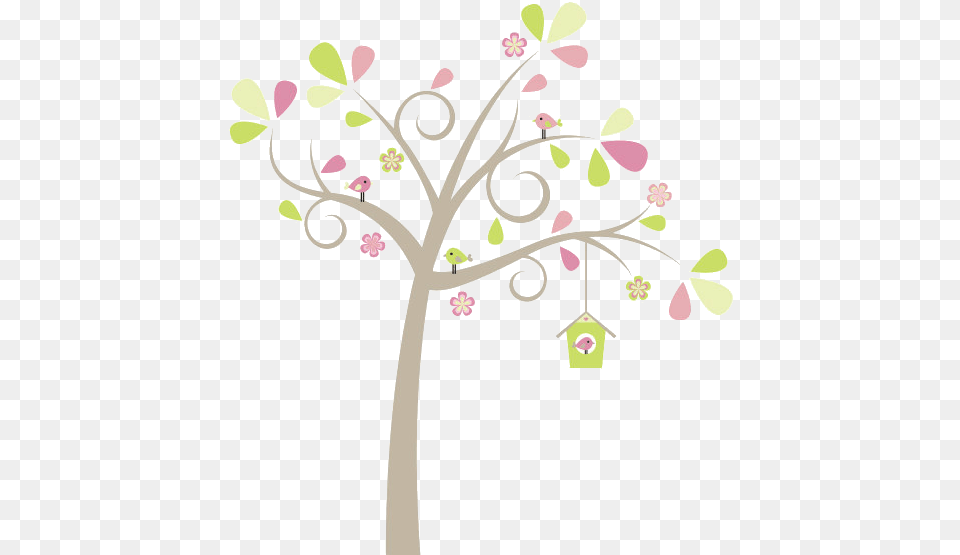 Cute Tree Vector, Art, Floral Design, Graphics, Pattern Free Png Download