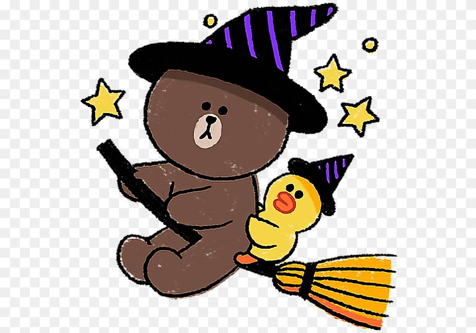 Cute Trickortreat Halloween Wizard Hat Sally Brown Witc Portable Network Graphics, Face, Head, Person, Toy Png Image