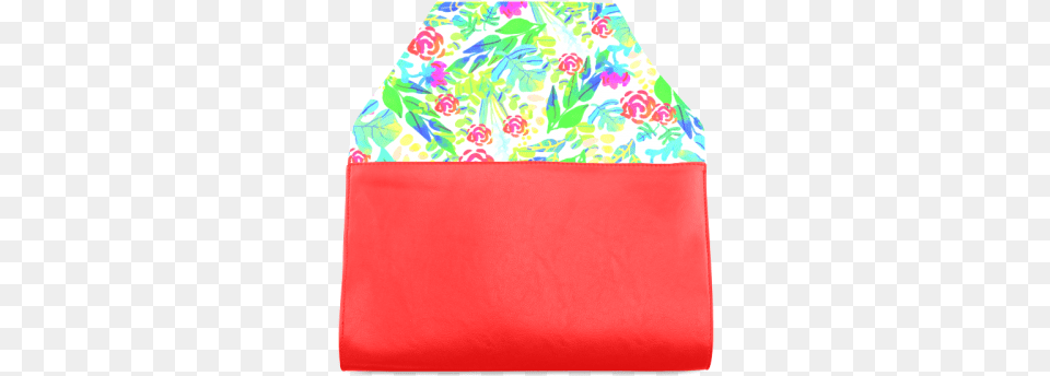 Cute Tropical Watercolor Flowers Clutch Bag Cafepress Jungle Watercolor Flowers F Fullqueen Duvet, Accessories, Handbag Png Image