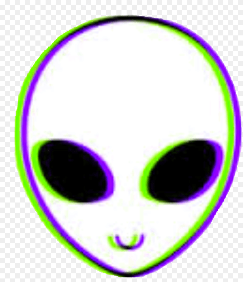 Cute Tumblr Alien Teal Aesthetic Anime Cute Tumblr Alien, Disk Free Png