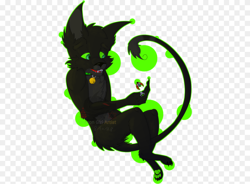 Cute Tumblr Small Devil Cat Anime Cute Tumblr Small Furry Cat Noir, Animal, Kangaroo, Mammal, Pet Free Png Download