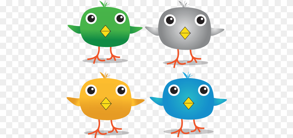 Cute Twitter Icon Pack Clip Art, Animal, Beak, Bird Free Png Download